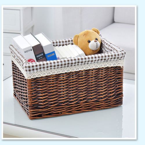 Rattan storage box
